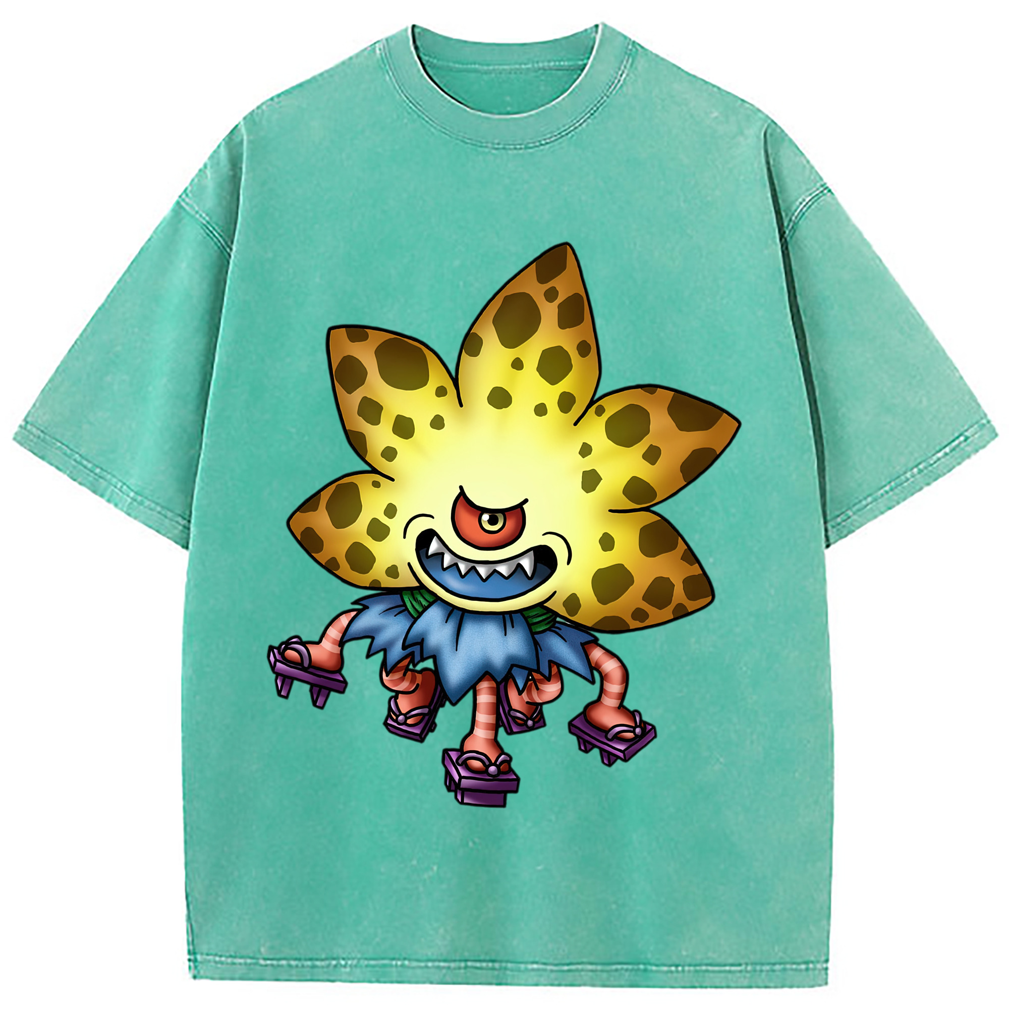 （画像用） ドラゴンクエスト Doragon Kuesuto Dragon Quest 綿100% ヴィンテージ風 半袖Tシャツ（フロントプリント）